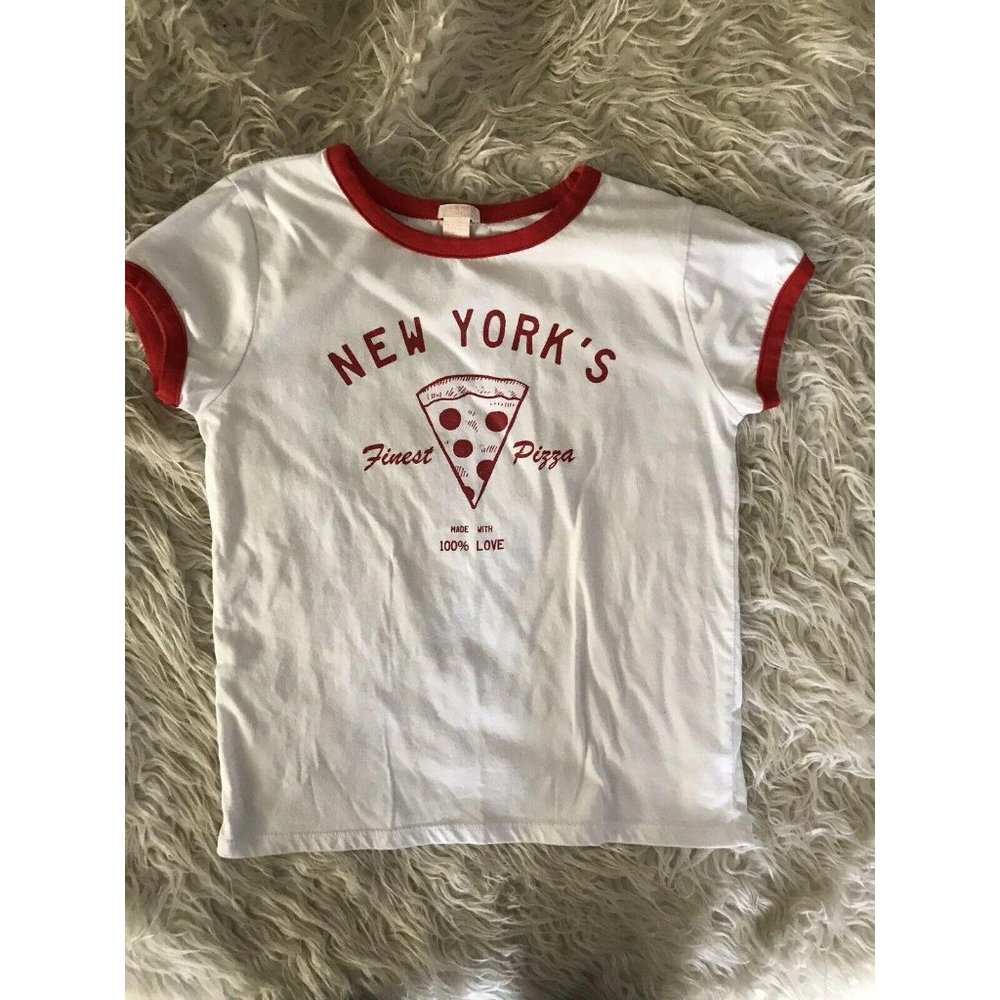 Forever 21 girls New yorks finest pizza  T-shirt